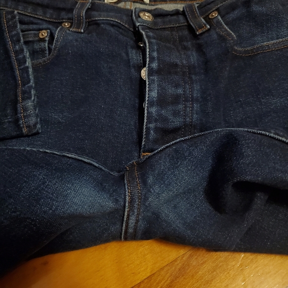 Acne Studios Denim Town STR RW. Dark blue. Faded. Men 32, inseam 26". - Picture 7 of 11